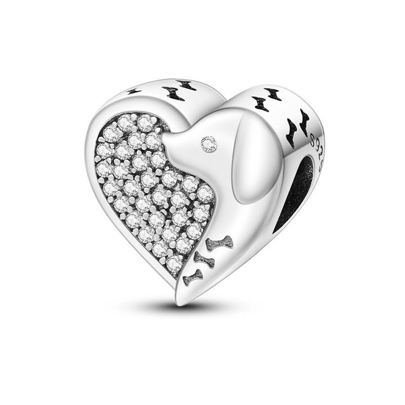 Charm Bead Charms Plata De Ley Dog Owl Rabbit Cute Cat Animal Ideal For Authentic Bracelets Bangle Jewellery Making Bead Charms Accessories