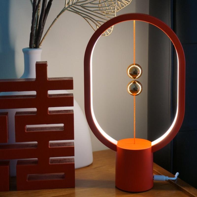 1 Stück Explosion Red Dot Award Magnetische Balance Lampe Henglamp Nachttischlampe Umgebungslicht Design Kreatives Geschenk
