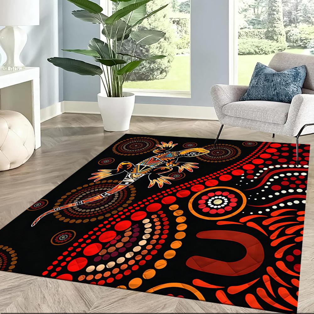 African Wildlife Celebration Floor Mats for Living Room, Bedroom and Room Decoration Are Suitable for Gifts.