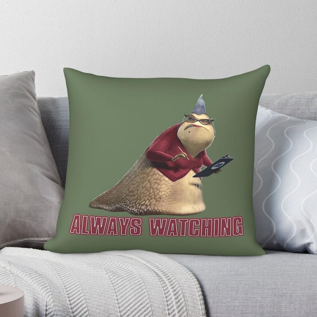 Roz Always Watching Square Pillowcase Polyester Linen Velvet Creative Zip Decor Throw Pillow Case Car Cushion Cover