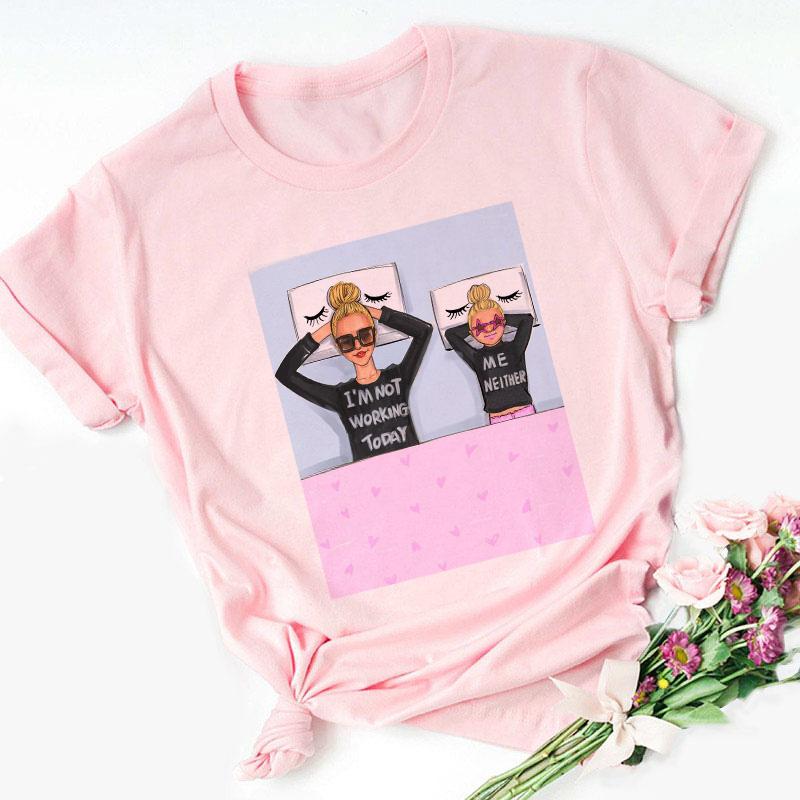 Super Mom T shirt Women Mothers Love Print Pink Tshirt Harajuku Mama TShirt Tops tee shirt Femme Summer
