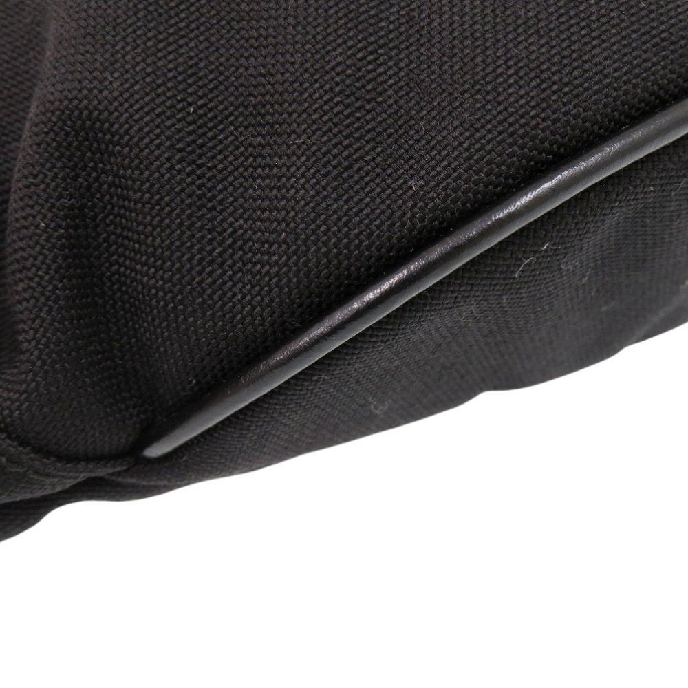 Used AUTHENTIC Maison Margiela S55WB0072 with 4 stitches Waist Pouch Black Canvas