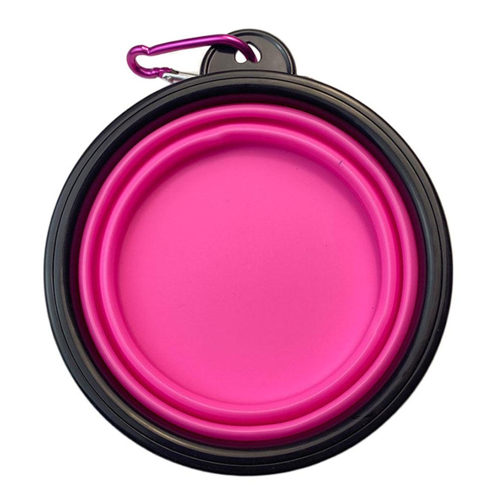 Boli pliabile pentru câini Boli portabile pentru călătorii pentru câini, extensibile pentru pisică, castron cu apă, pentru hrănire, bol din silicon pentru animale de companie, 350/1000 ml