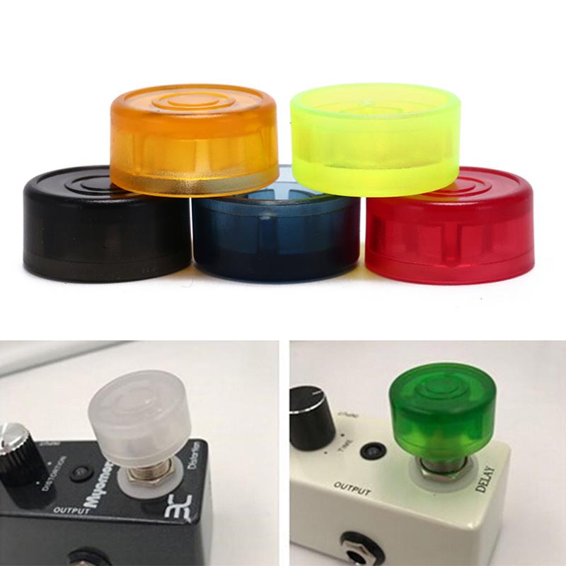 5Pcs Footswitch Colorful Plastic Bumpers Protector For Guitar Effect Pedal