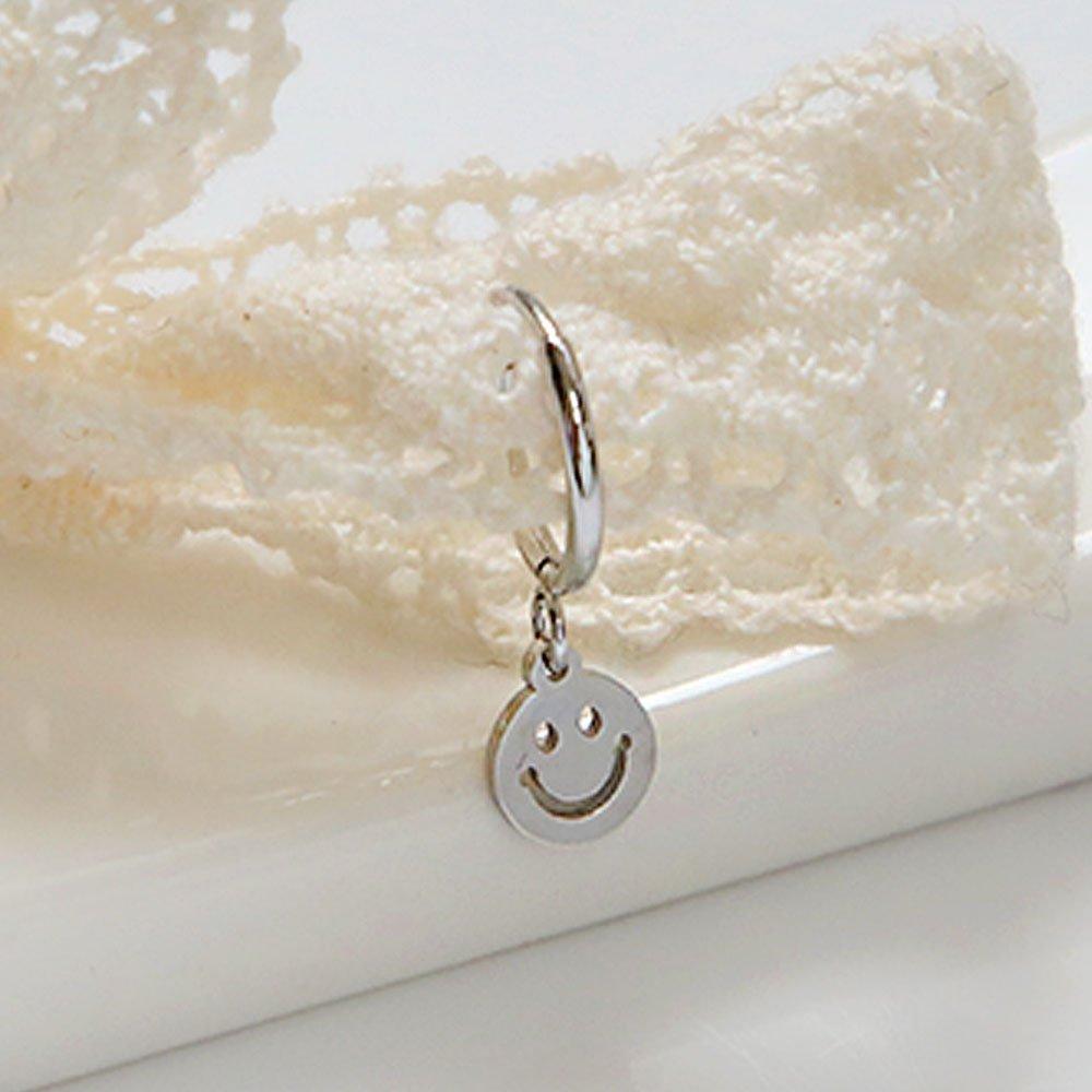 [1+1] Surgical Piercing Happiness Ring (Single Side)