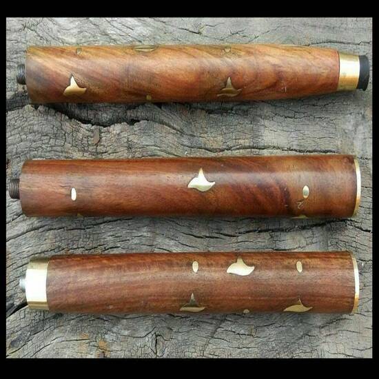 Antique Style Victorian Vintage Designer Brass Handle Cane Wooden Walking Stick