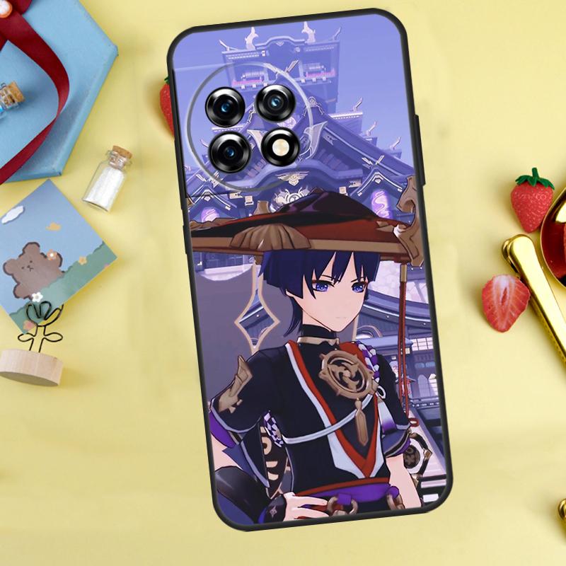 Scaramouche Genshin Impact Hülle Für OnePlus 8T 10T 13 13R 12 12R 11 10 Pro OnePlus Nord CE 4 2 3 Lite N30 N20 N10 Hülle