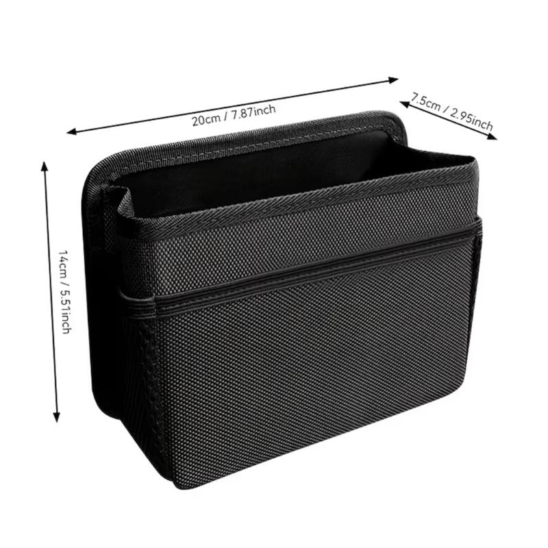 Portable Car Trash Bin Foldable Auto Garbage Container Hanging Storage Box for Front and Back Seat Storage In SUVs Truck