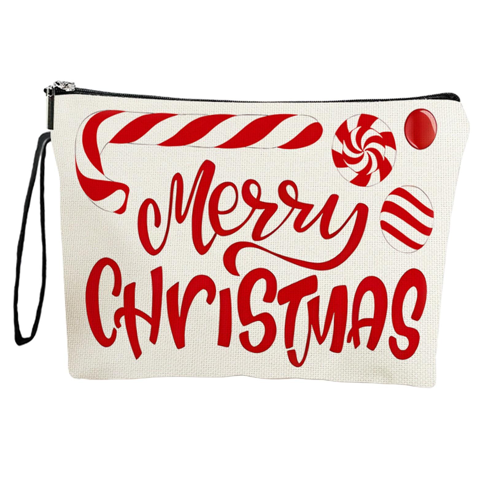 Рождественская конфетная косметичка женская портативная сумка для хранения One Size