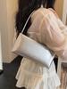Temperament Red Patent Leather One Shoulder Bag for Women 2026 New Fashi Underarm Bags Luxury Party Square Clutch