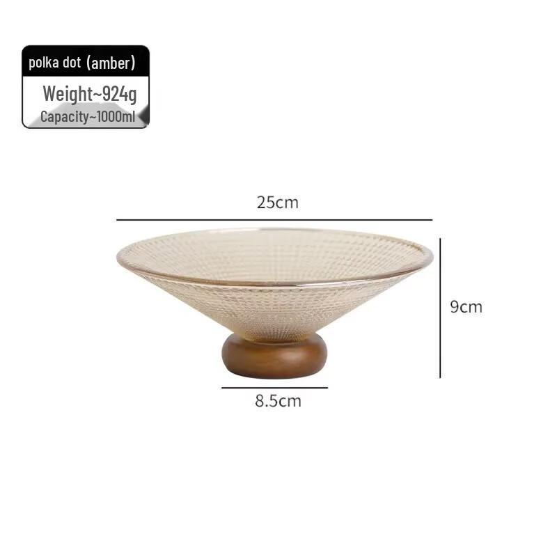 Japanese Style Glass Fruit Plate