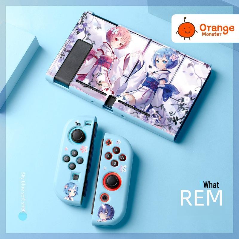 

Rem Kurumi Матовый цвет Аниме Защитный чехол для NS: One Piece Мягкий чехол из ТПУ