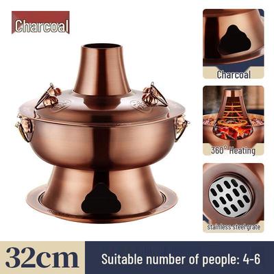 Traditional Beijing Yuan-yang Copper Hot Pot