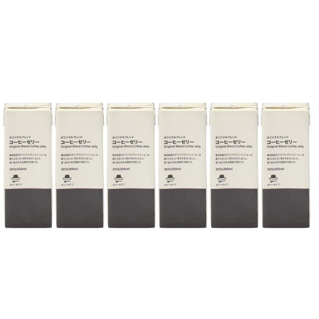 Кофейное желе Muji Original Blend 207 г набор из 6 штук Закуска