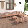 Day and Night - Day and Night Garden Furniture 9 Pieces Honey Brown Solid Pine Wood