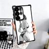 Sugoi Senpai Waifu Kawaii Anime Girl Plating Phone Case For Samsung Galaxy S24 S25 FE S26 Edge S23 Ultra S22 S21 Plus S20 Anti-F