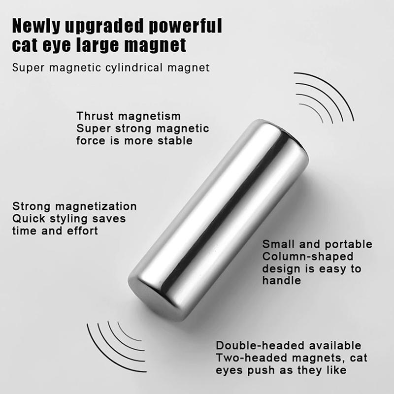 Nail Art Nail Magnetic Stick Cat Eye Magnetic Ball Double End Uv Gel Magnet Tools Manicure Design Tools Glitter Effect Diy