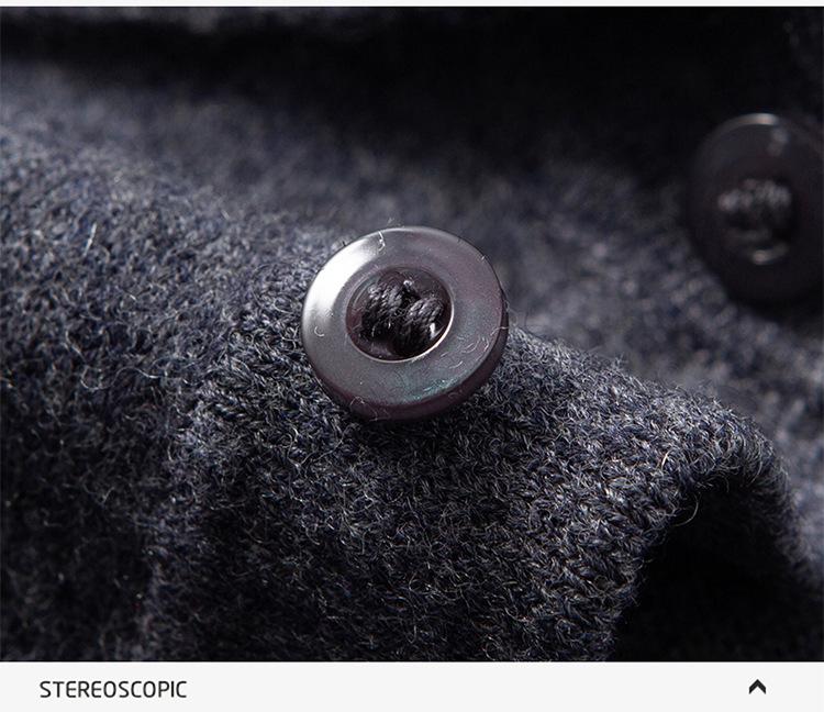 Men's Premium Cashmere Half-Zip Sweater - Winter Thickened Pullover