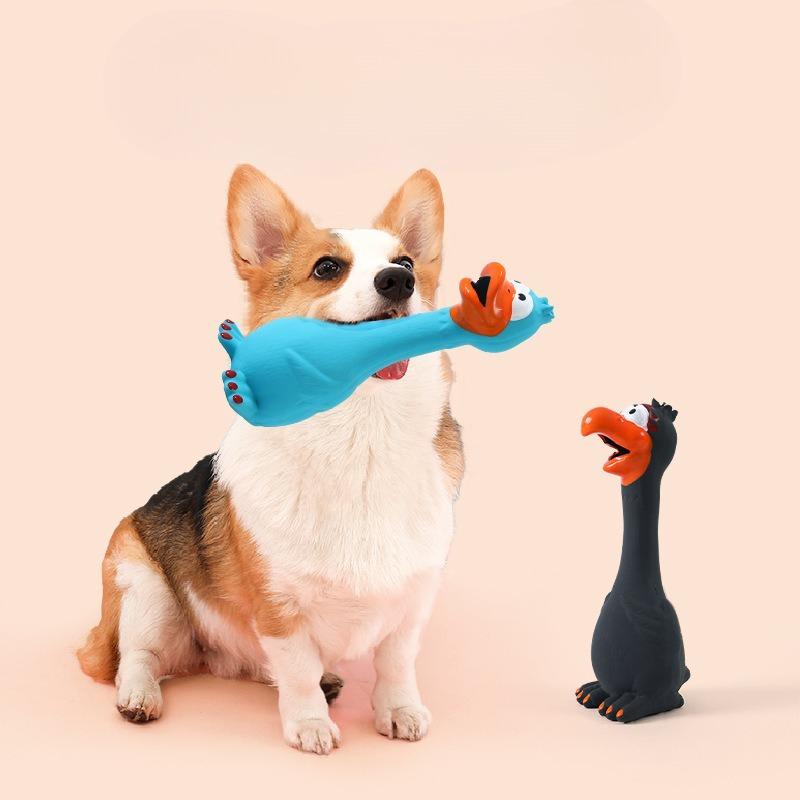 Hund Vokalisierendes Latex Schreiendes Huhn Haustierspielzeug, Langlebig zum Kauen und Mahlen, Latex zum Spannungsabbau, Hühner Haustierbedarf.