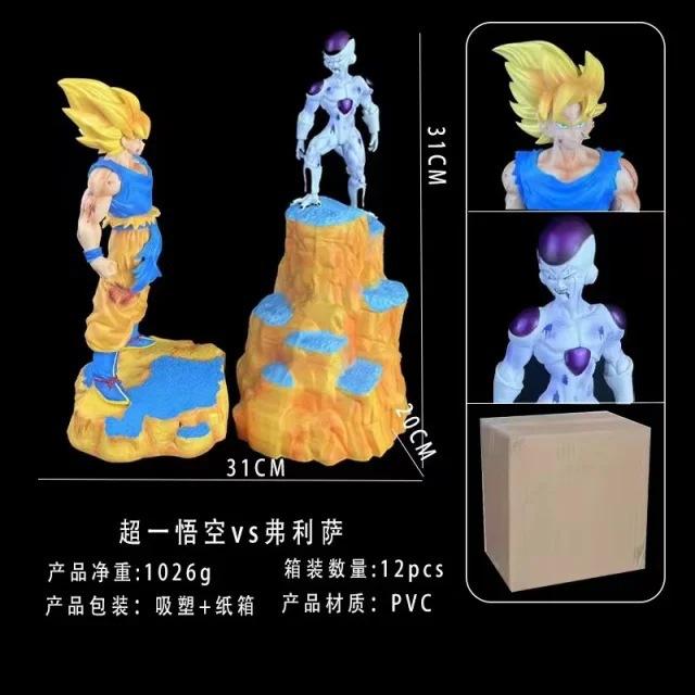 

Super Saiyan, Namek GK Super 1 Goku VS Frieza, statue model, boxed figure