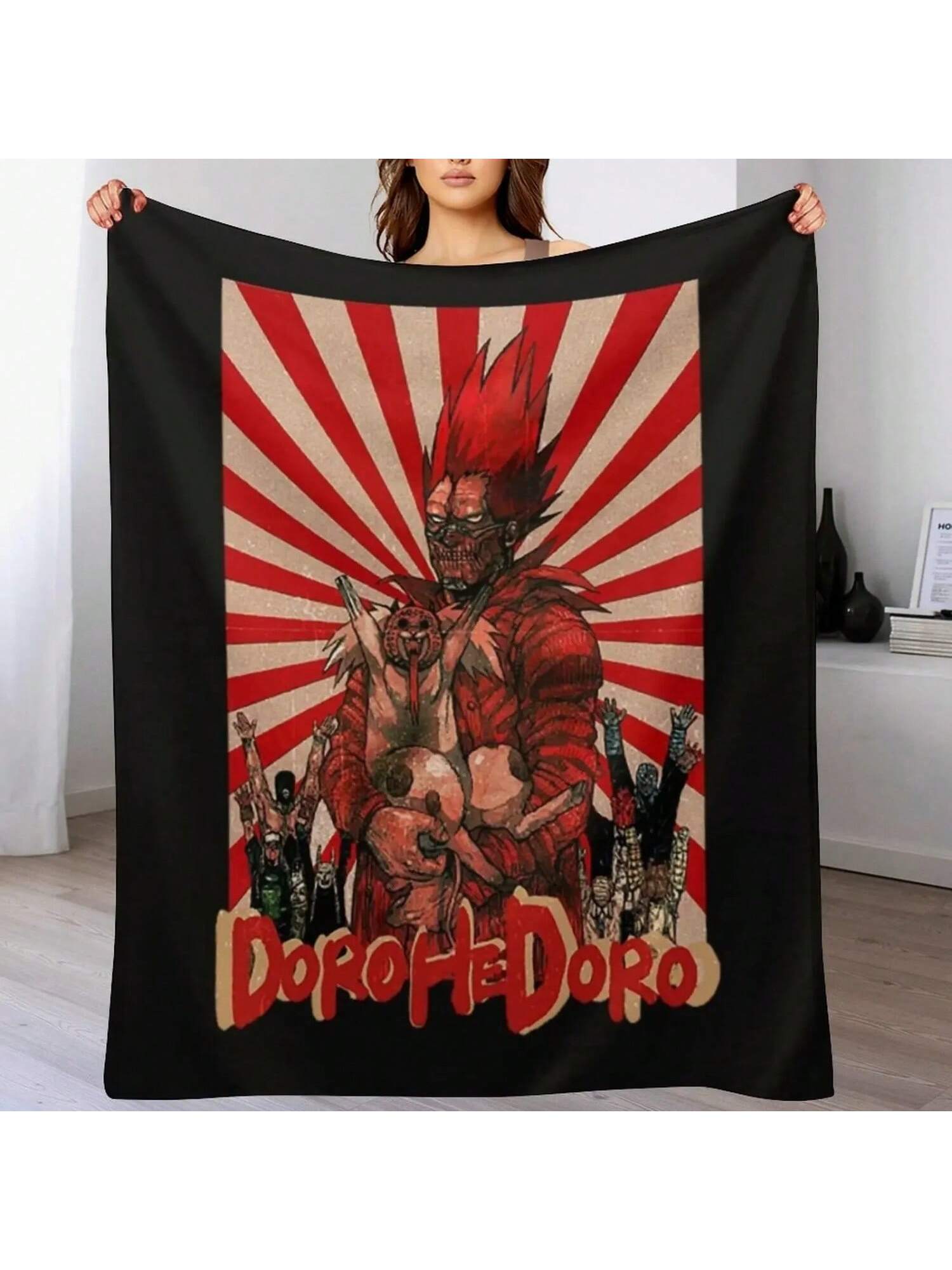 Dorohedoro T-ShirtDorohedoro Throw Blanket Beach Plaid Picnic Fashion Sofas Blankets S разноцветный