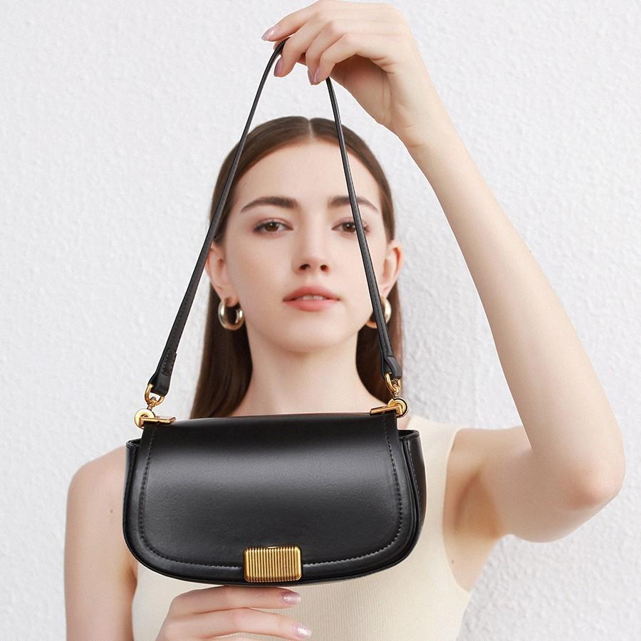 

Custom Processing Guangzhou Genuine Leather Women s Bag Factory Textured Handbag Shoulder Bag чорний