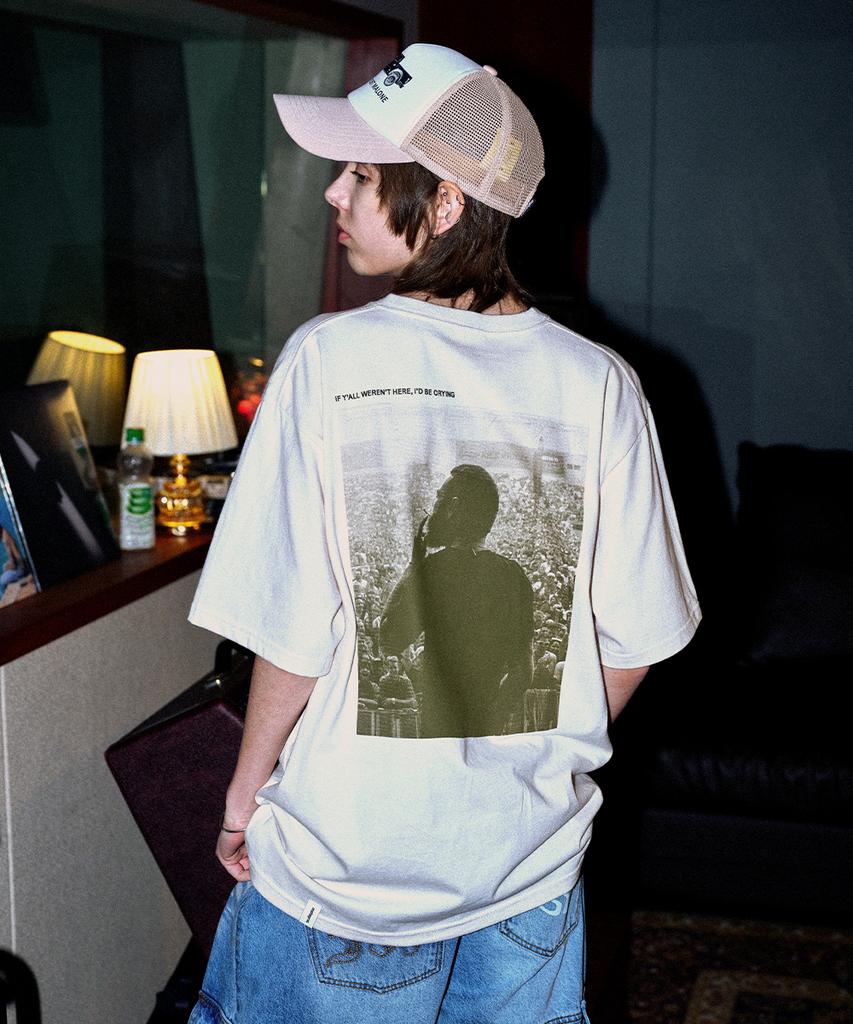 MAHAGRID Smoking Tour Tee Beige(Mg2Emmt523D)