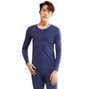 Men's Slim-Fit Fleece-Lined High-Neck Thermal Underwear Set (Plus Size), Ideal for Cold Weather