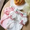 Pet Undercoat Cherry Wave Edge Bubble Sleeve Top Pet Clothes Cats and Dogs Clothing Teddy Bears Coat Pet Clothes Dog T Shirt