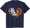 Kidney Cancer Awareness Tee His Fight Is My Fight Youth Unisex T-shirt