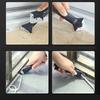 3-in-1 Silicone Caulking Tool with Stainless Steel Head: Sealant Cleaner & Grout Scraper for Kitchen, Bathroom, and Window.