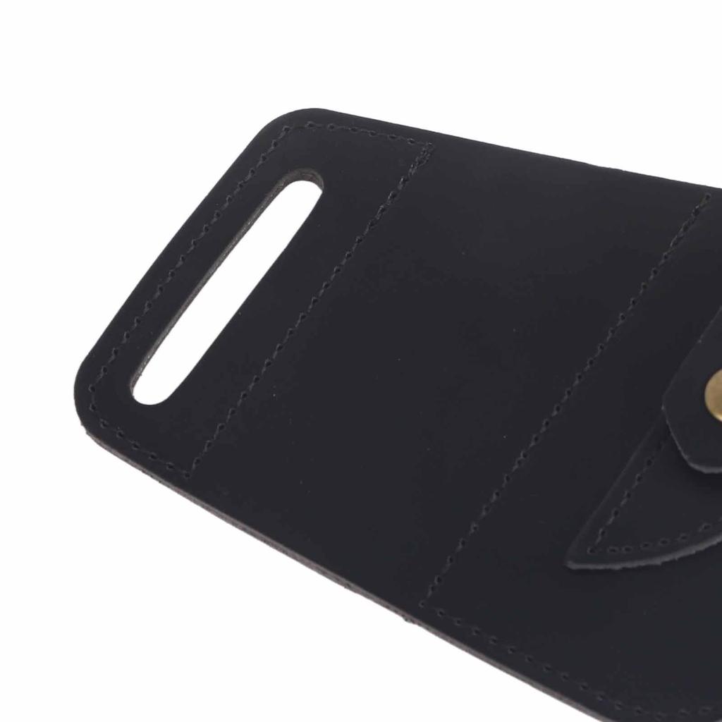 EDC Tool Storage Bag PU Leather Sheath EDC Tools Organizer Belt Bag Pocket Multifunctional Practical PU Leather Storage