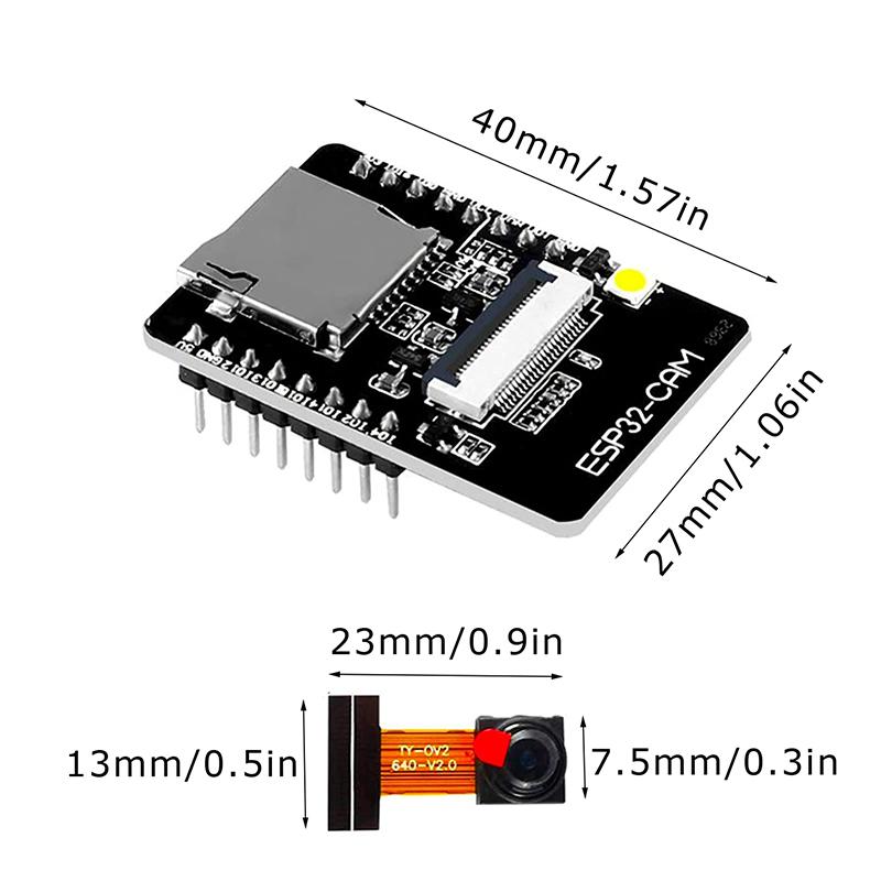 1pcs ESP32-CAM WiFi WiFi Module ESP32 serial to WiFi ESP32 CAM Development Board 5V Bluetooth with OV2640 Camera Module