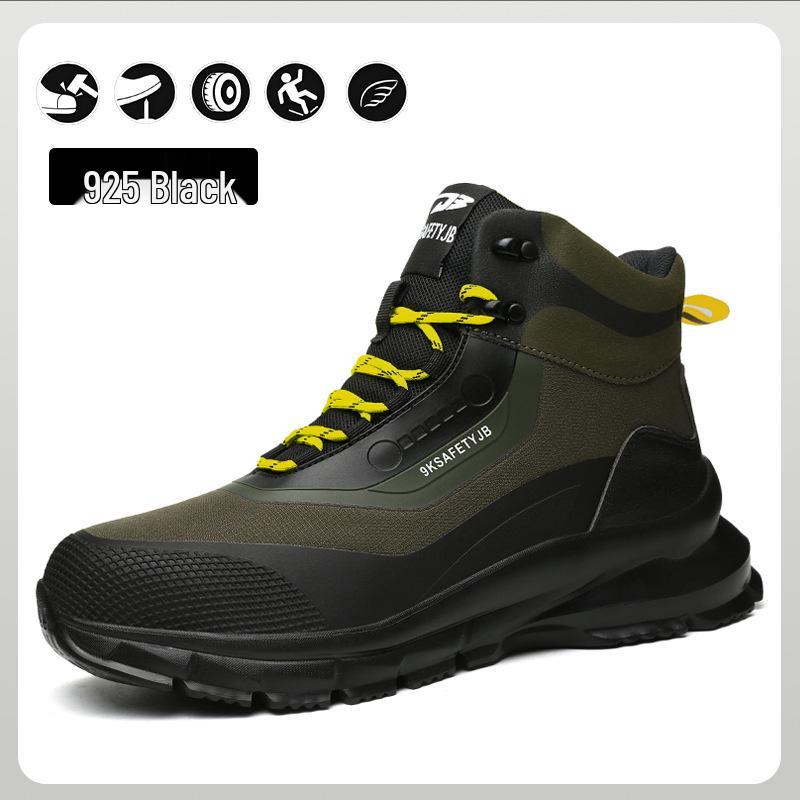 Men's Winter Safety Boots: Anti-Smash, Anti-Puncture, Warm, Comfortable, Casual Protection Shoes