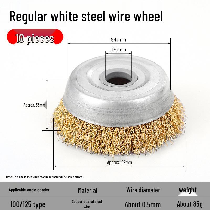Rust Removal Steel Wire Brush Head for Angle Grinder