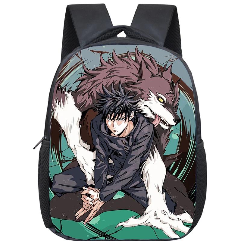 Anime Jujutsu Kaisen Backpack Boys Girls Kindergarten Book Bag Children School Bags Manga Gojo Satoru Yuji Itadori Backpack Gift