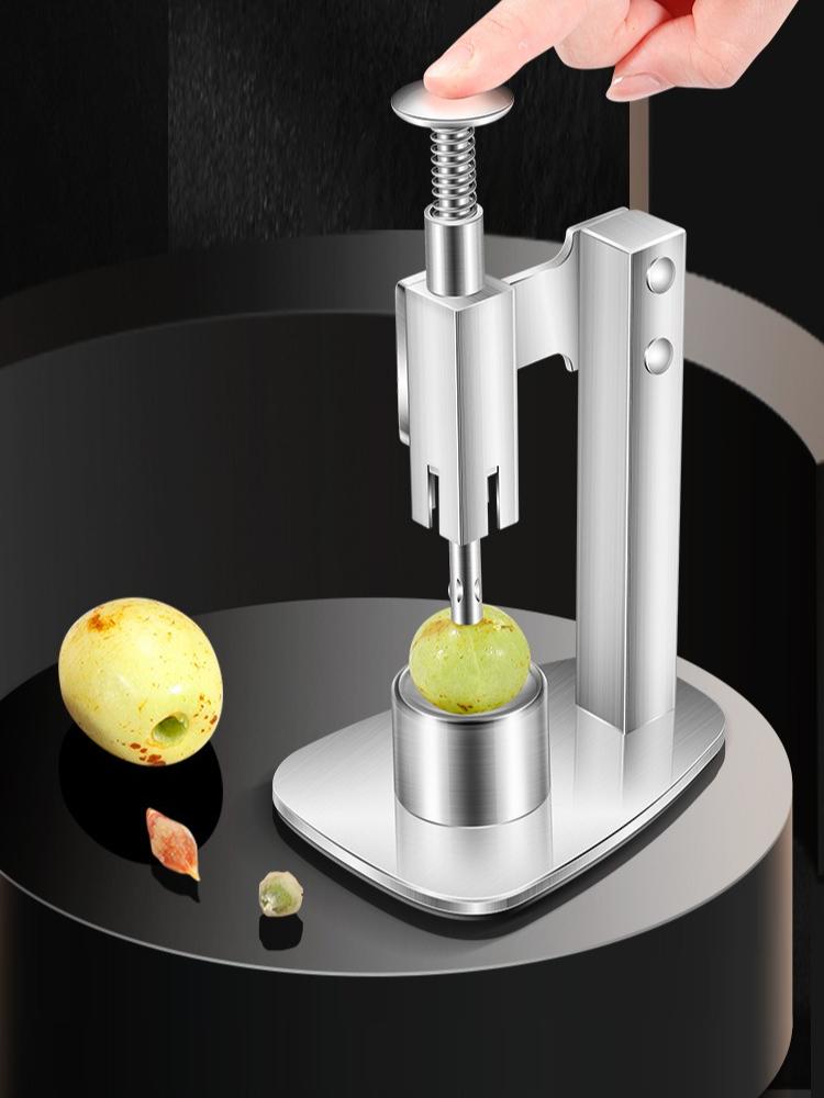 Cherry Core Remover Stainless Steel Jujube Pitting Device Red Date Pit Remover Multi-purpose Kitchen Gadget Oil Orange Corer