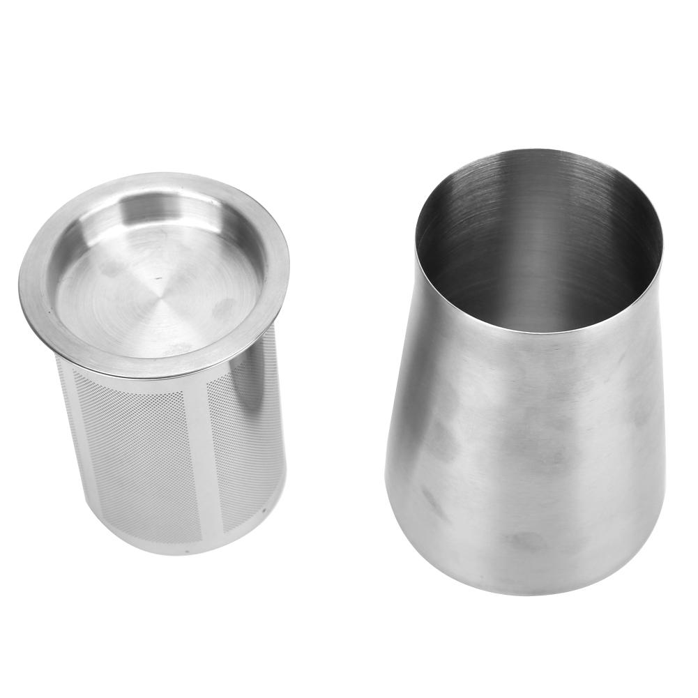 Stainless Steel Fine Mesh Coffee Powder Sieve Sifter Filter Container for Coffee Powder Sieving