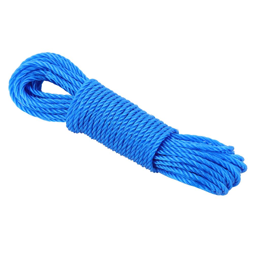 10m Gardening Garden Rope Nylon Rope Climbing Rope Traction Rope Tying Rope(Blue)