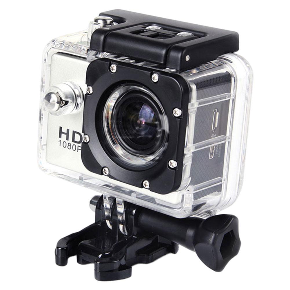 Unterwasserkamera HD 1080P 2,0-Zoll-Bildschirm Unterwasser-Sport-Camcorder Wasserdicht 140 ° Weitwinkel DV-Action-Camcorder