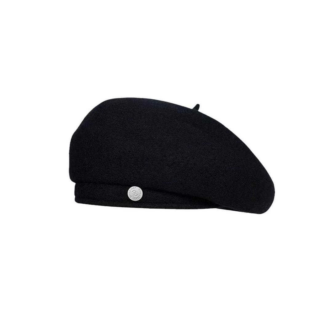 2023 Women's Large Wool Felt Beret - Autumn/Winter Korean Style Warm Influencer Painter Hat
