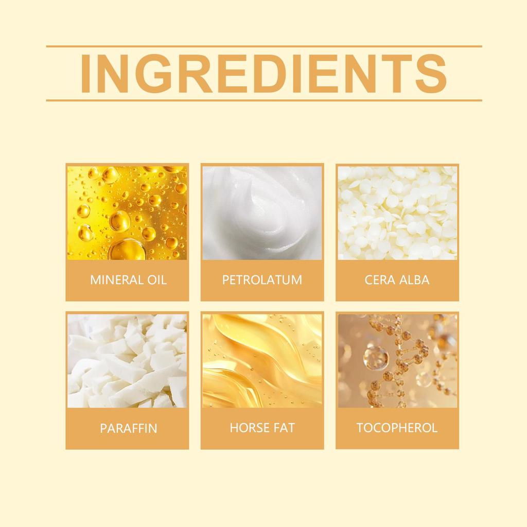 OceAura Krém na nohy proti praskání Oprava popraskaných pat Krém s koňským olejem Hladké odstranění odumřelé kůže Mozoly Proti vysoušení Péče o pokožku rukou a nohou 30g