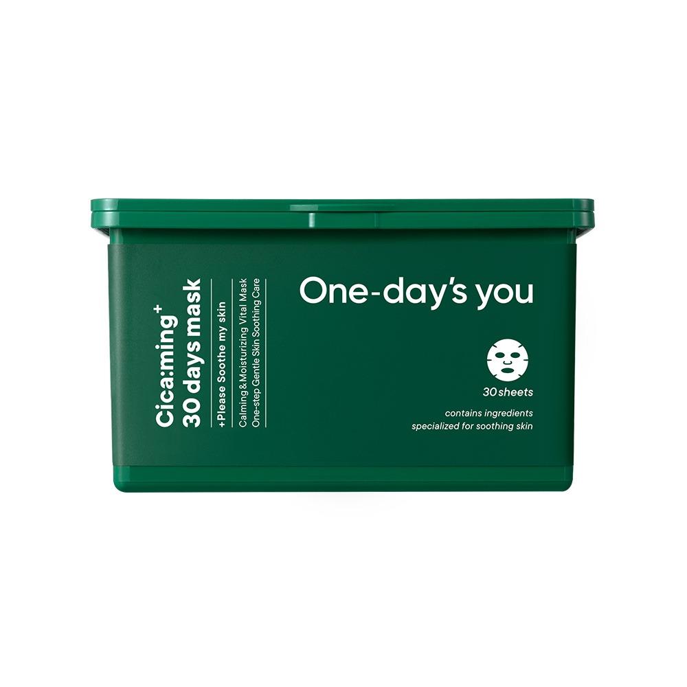 One-day s you Cica:ming 30 Days Mask Daily Soothing & Hydrating 30 Sheets (310ml)