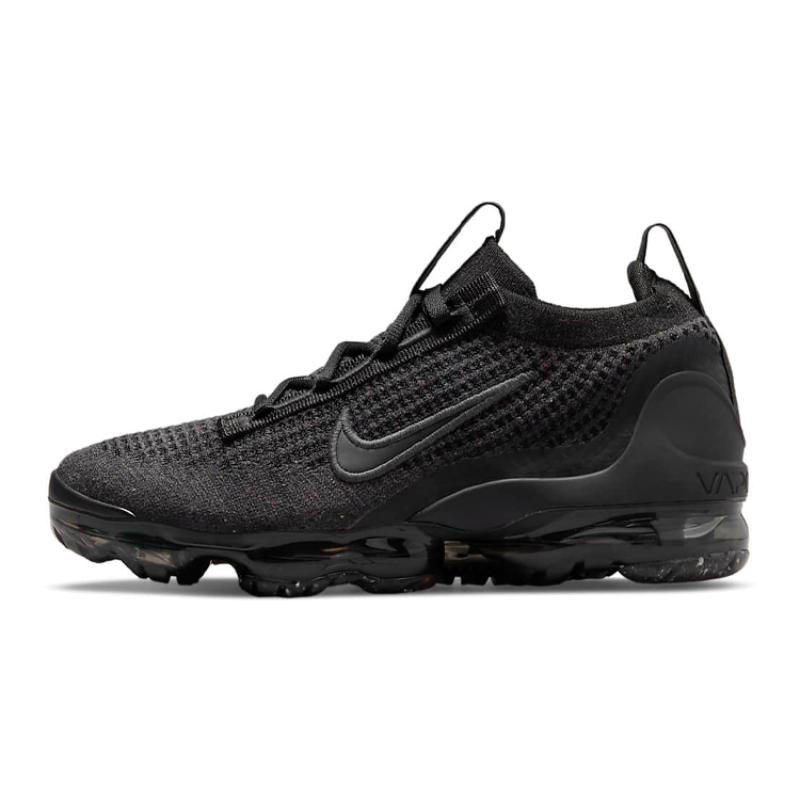 Nike Air VaporMax 2021 Flyknit  Triple Black  Gs Sneakers DB1550-001 38.5