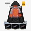 Heated Fleece-Lined Windbreaker for Men & Women - USB Charging, Warm Outdoor Mountaineering Jacket