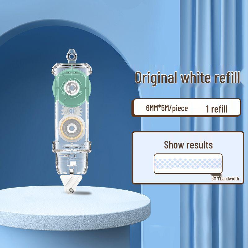 

Quick-Dry Mini Glue Stick: Long Vertical Correction Tape with Double-Sided Adhesive