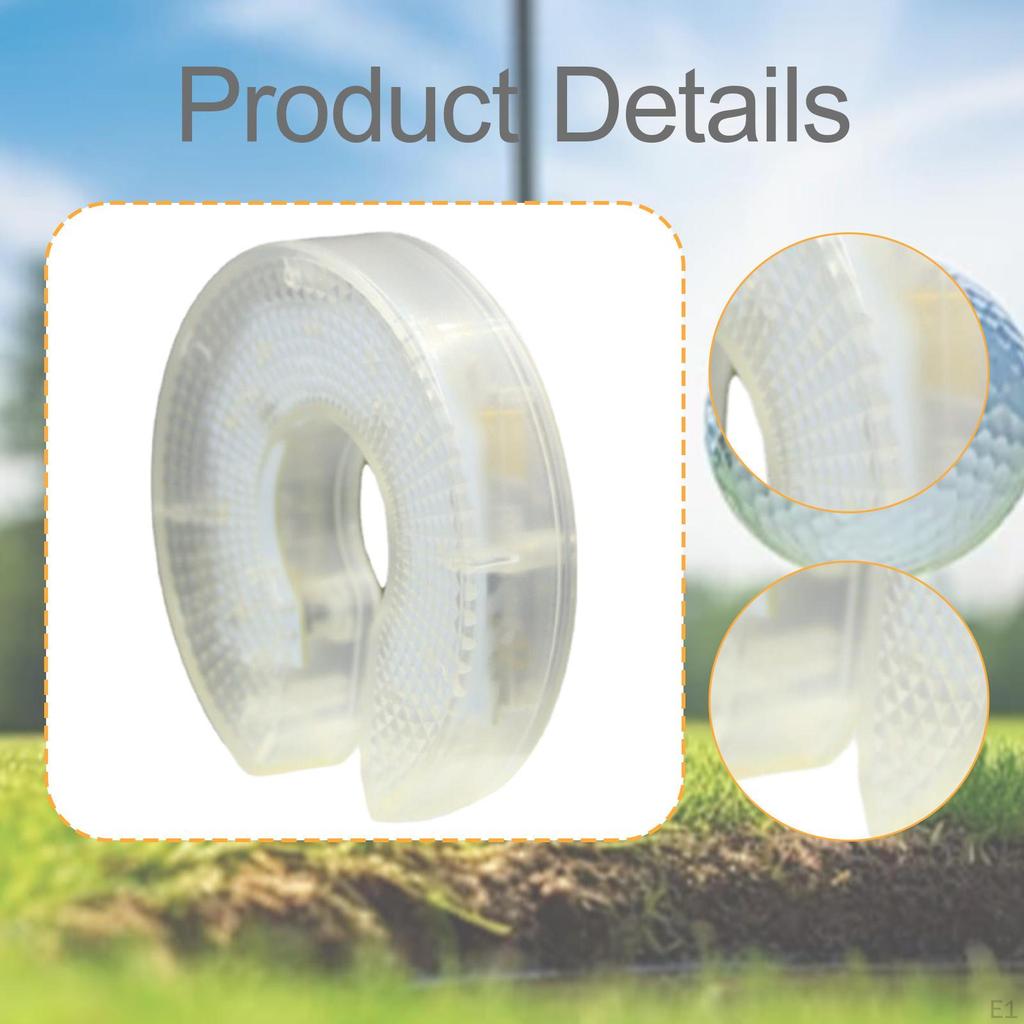 Light Up Golf Hole Putt Flag Cup Illumination Luminous Flagpole Multicolor Glow Lamp for