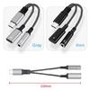 Type-c Headphone Adapter, Fast Charging Digital Decoding Audio Converter, Suitable for  , Vivo, Huawei, OPPO, Apple Mobile Phones