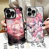 Madoka Magica Anime Weiche Handyhülle Für iPhone 15 16 17 Air 14 Pro Max 16E Plus 13 12 Mini Galvanisiert Anti-Fall Fundas