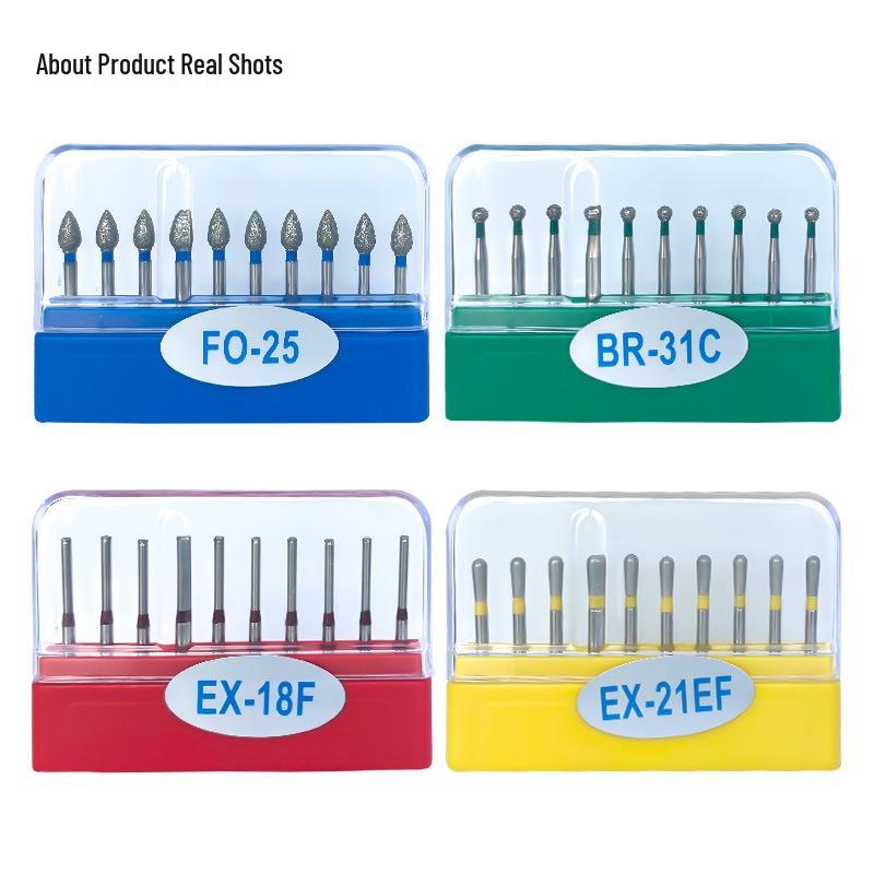 High-Speed Diamond Dental Burs for Polishing, Grinding, and Oral Care